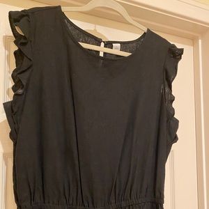 Old Navy Black Wide-legged Jumpsuit